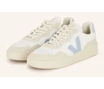 Sneaker V-90 - WEISS/ HELLBLAU/ CREME