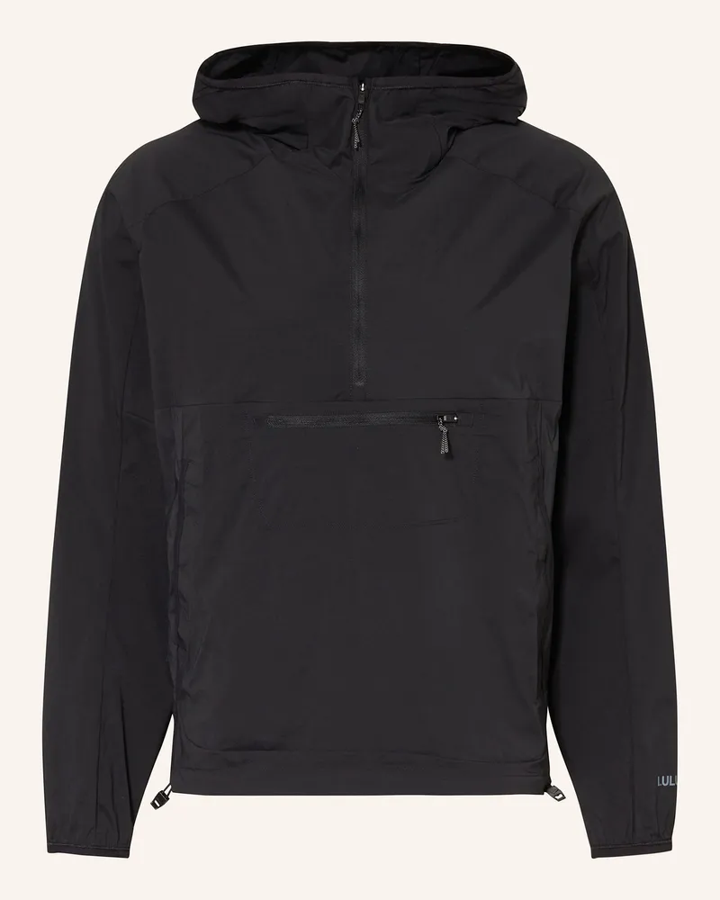 LULULEMON Schlupfjacke Multi-Pocket Running Anorak schwarz Schwarz