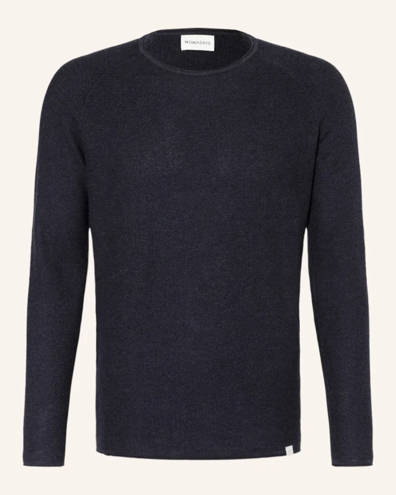 Nowadays Pullover blau Dunkelblau