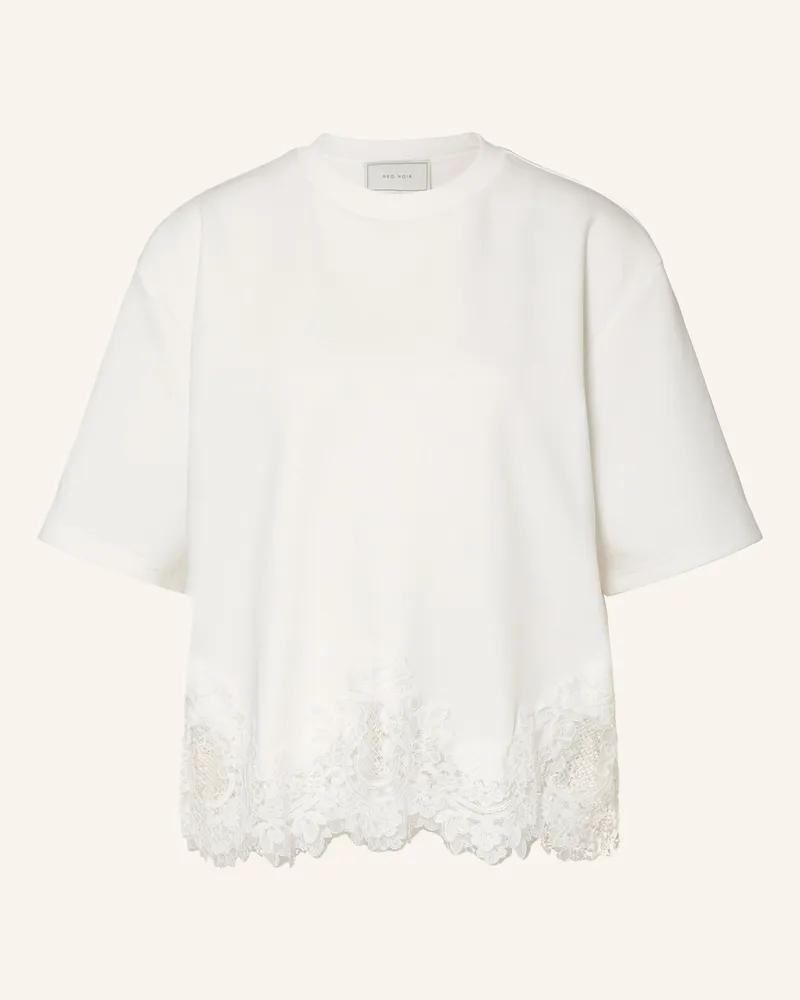 Neo Noir T-Shirt Iria Mit Spitze weiss Weiss