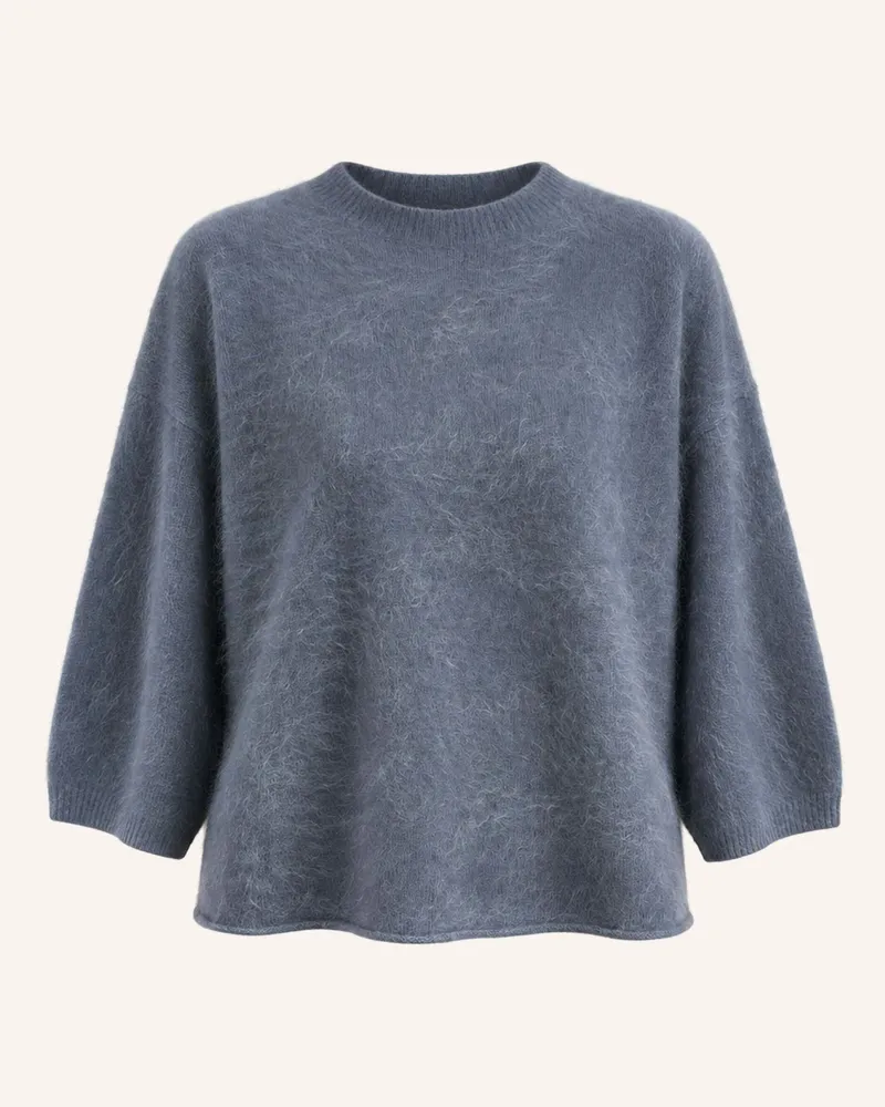 KIEFERMANN Kiefermann Women Kaschmirpullover Mit Gebürsteter Oberfläche Adelara blau Hellblau