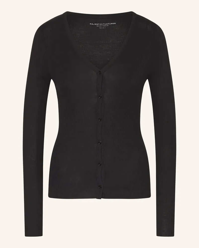 Majestic Longsleeve schwarz Schwarz