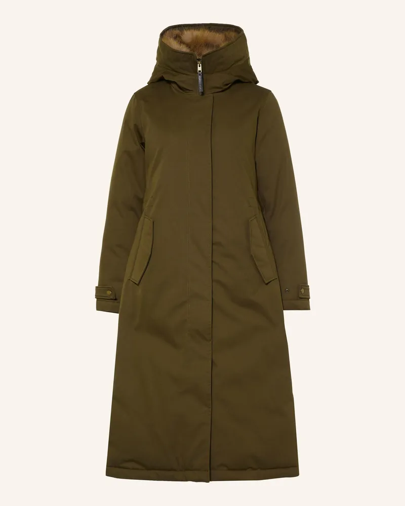 Woolrich Daunenmantel gruen Khaki