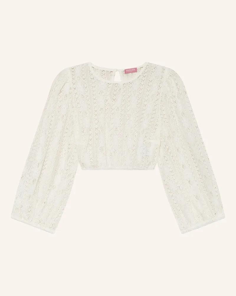 Krüger Dirndlbluse Inara weiss Ecru