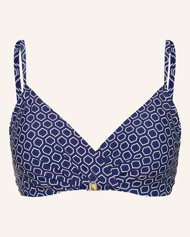 Darling Harbour Bügel-Bikini-Top blau 56