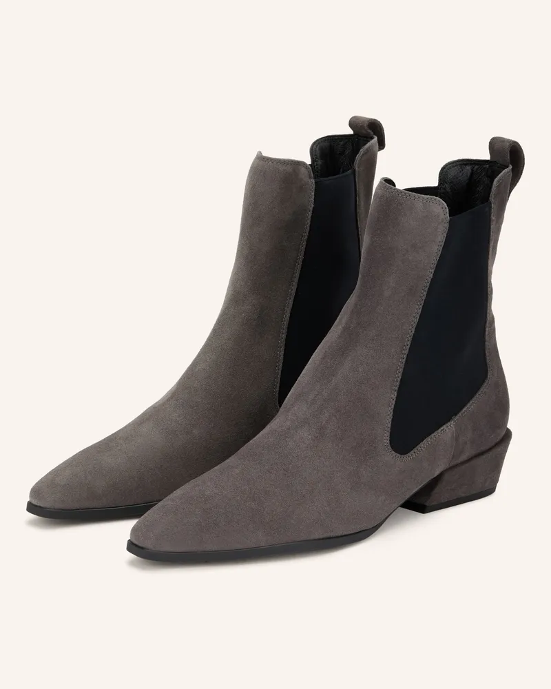 Högl Chelsea-Boots grau Taupe