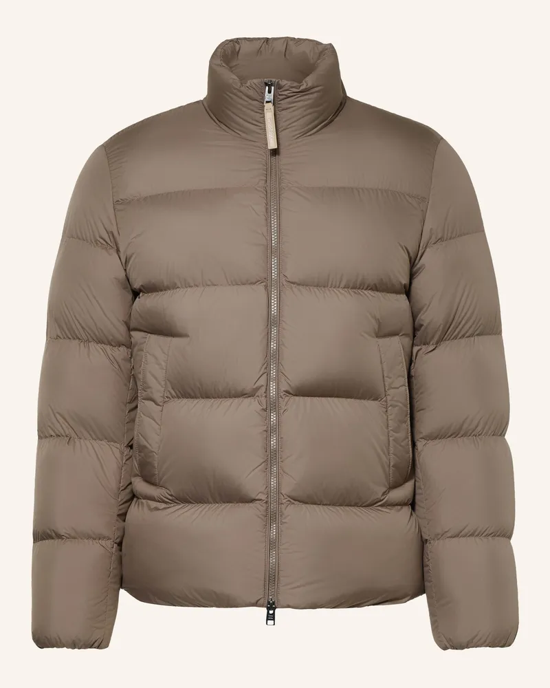 Woolrich Daunenjacke Cloud Eagle beige Taupe