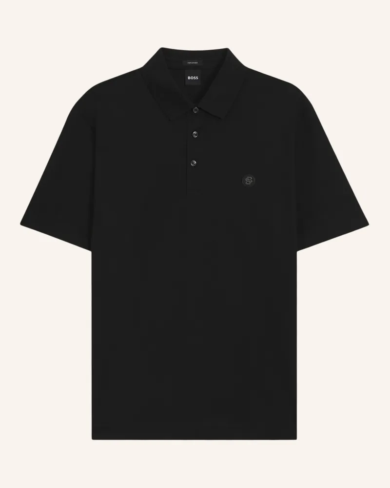 HUGO BOSS Poloshirt C-PARRIS 01 Regular Fit Schwarz