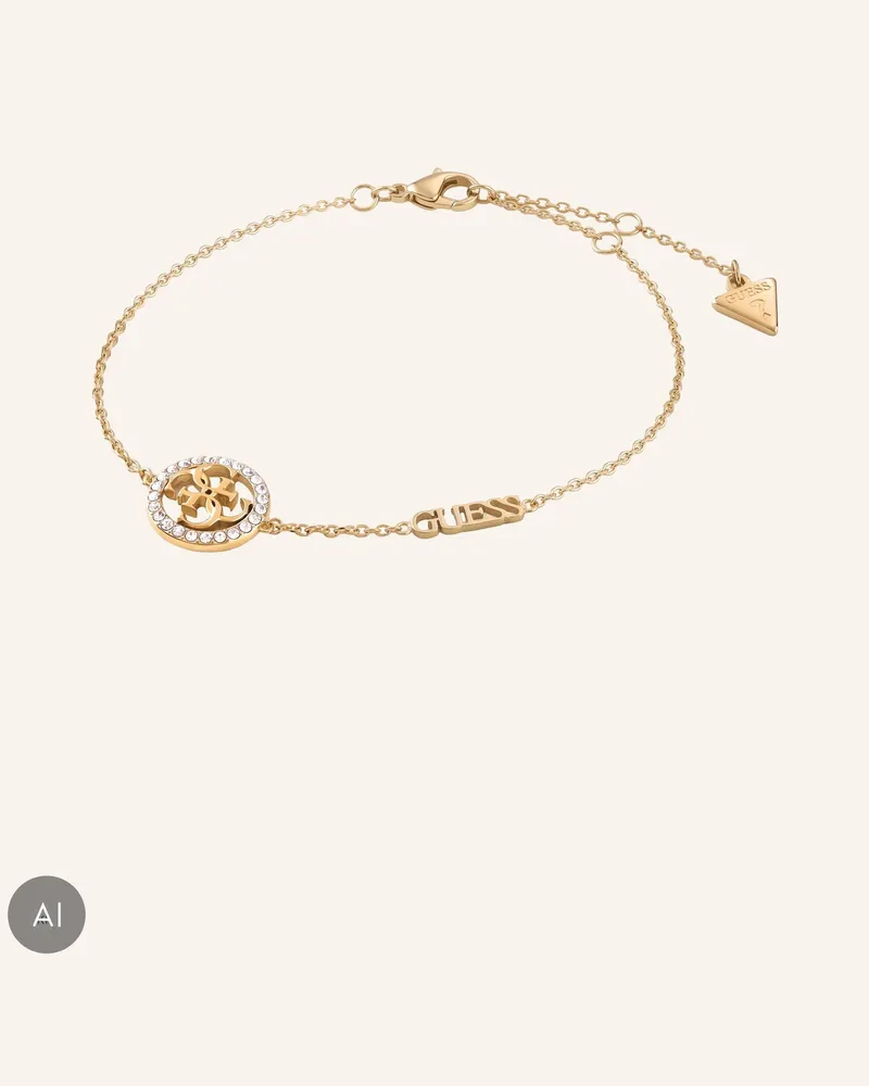 Guess Armkette Life In 4g gold Gold