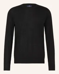 Strokesman's Pullover aus Merinowolle Schwarz