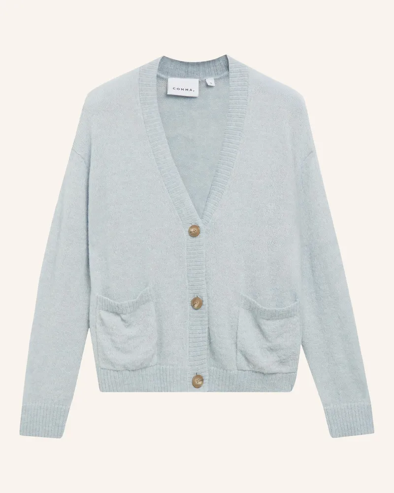 COMMA Strickjacke blau Blau