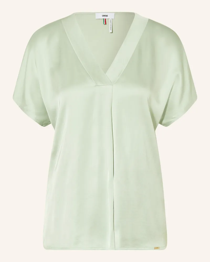 cinque Blusentop Civane Im Materialmix gruen Hellgrün