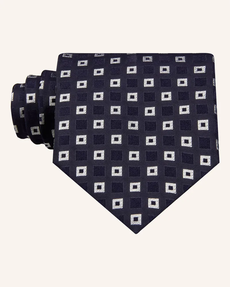 HUGO BOSS Krawatte blau Dunkelblau