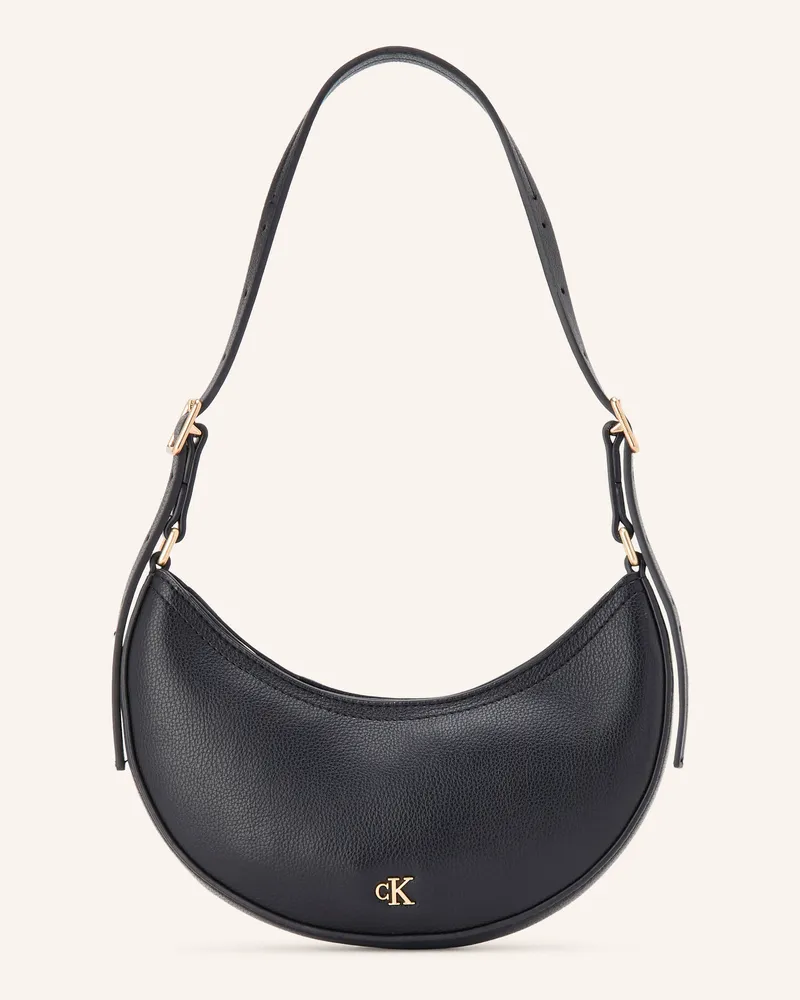 Calvin Klein Schultertasche Crescent schwarz Schwarz