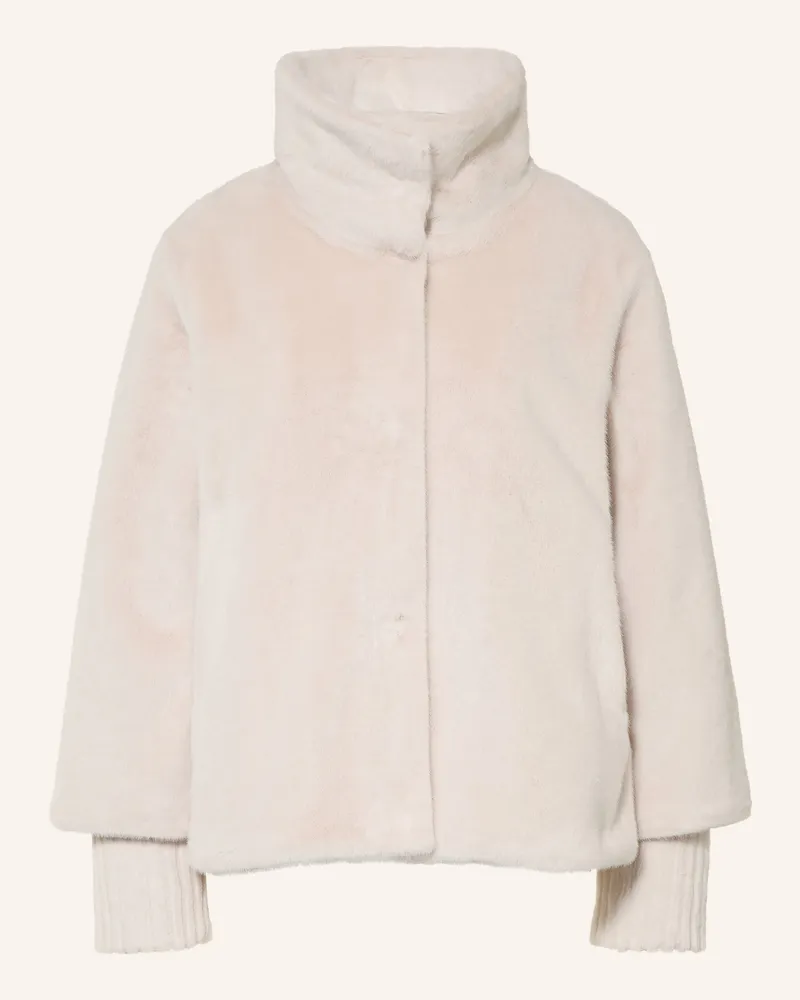 lilienfels Kunstfell-Jacke weiss Creme