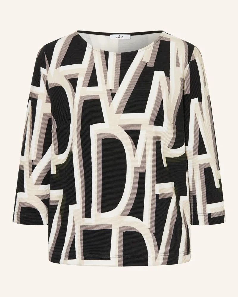 ZAíDA Shirt Mit 3/4-Arm schwarz Weiss