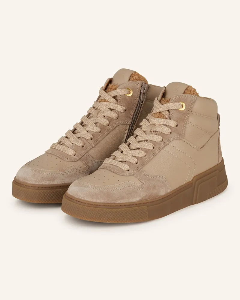 paul green High-Top-Sneaker Beige