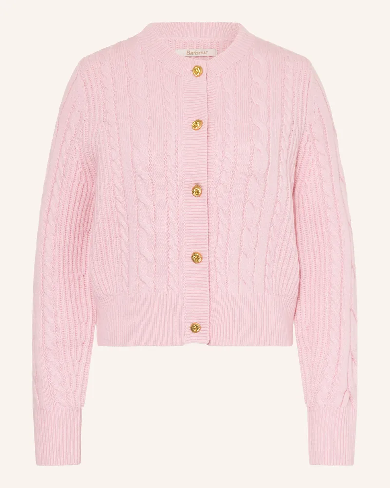 Barbour Strickjacke Elina rosa Rosa