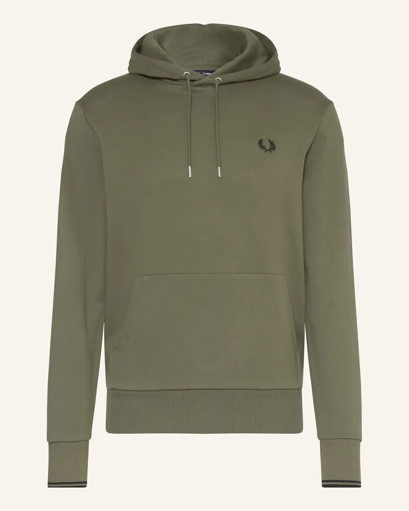 Fred Perry Hoodie M2643 Oliv