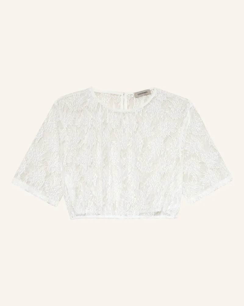 CocoVero Dirndlbluse ELLA aus Spitze Weiss