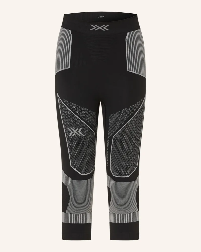 X-Bionic Funktionswäsche-Hose Energy Accumulator Light Mit Verkürzter Beinlänge schwarz Schwarz