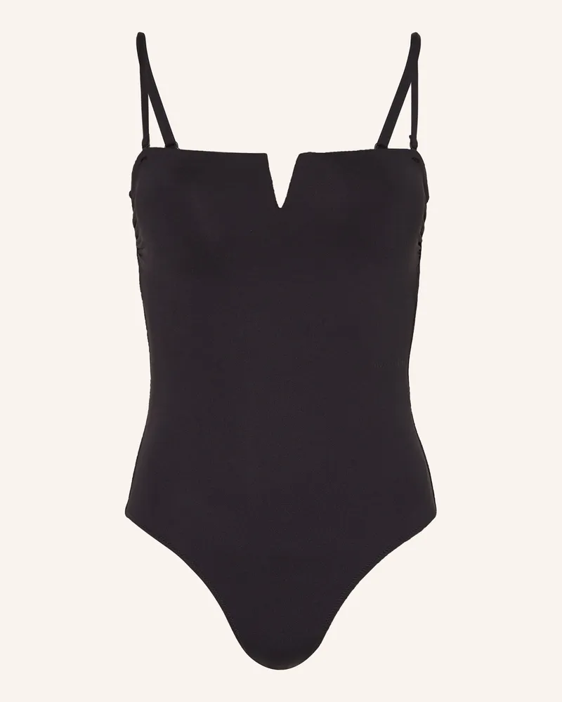 Marc O'Polo Bandeau-Badeanzug schwarz Schwarz