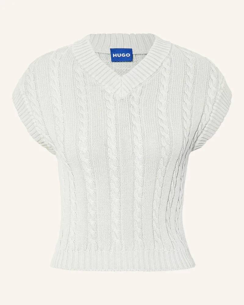 HUGO BOSS Pullunder Shena gruen Hellblau