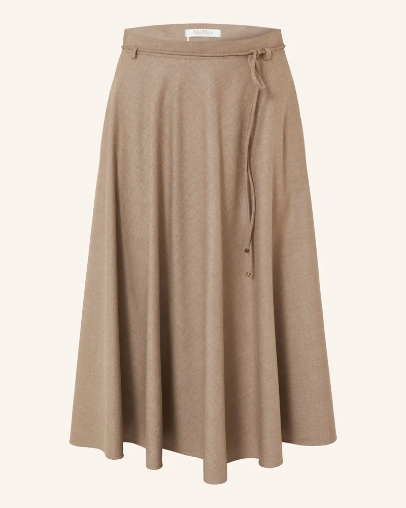 Max Mara Rock Califfo Mit Cashmere beige Hellbraun