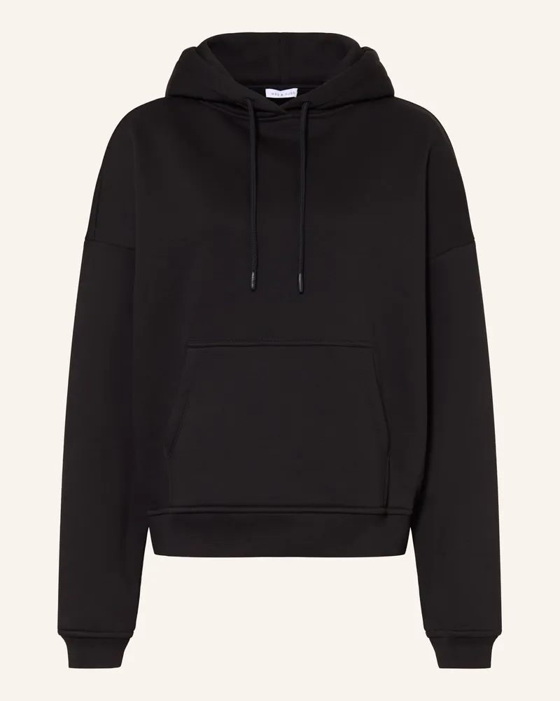 Mrs & HUGS Hoodie schwarz Schwarz