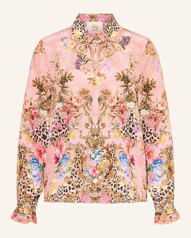 Princess goes Hollywood Hemdbluse aus Seide Rosé