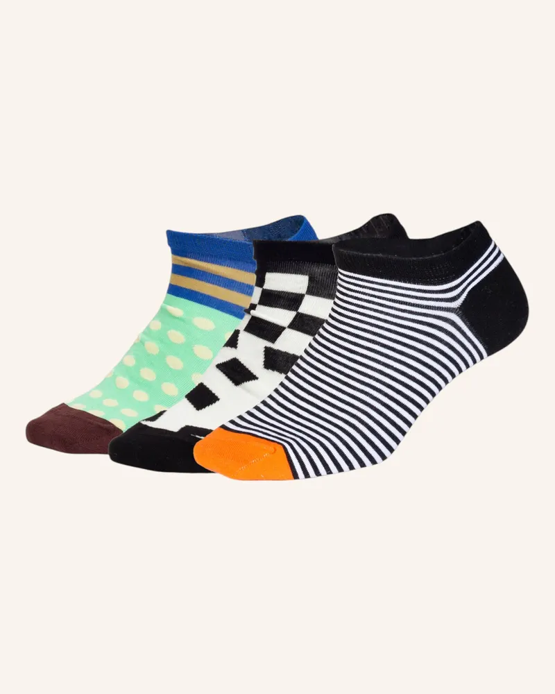 DillySocks Sneakersocken Short Pattern Club weiss Grau