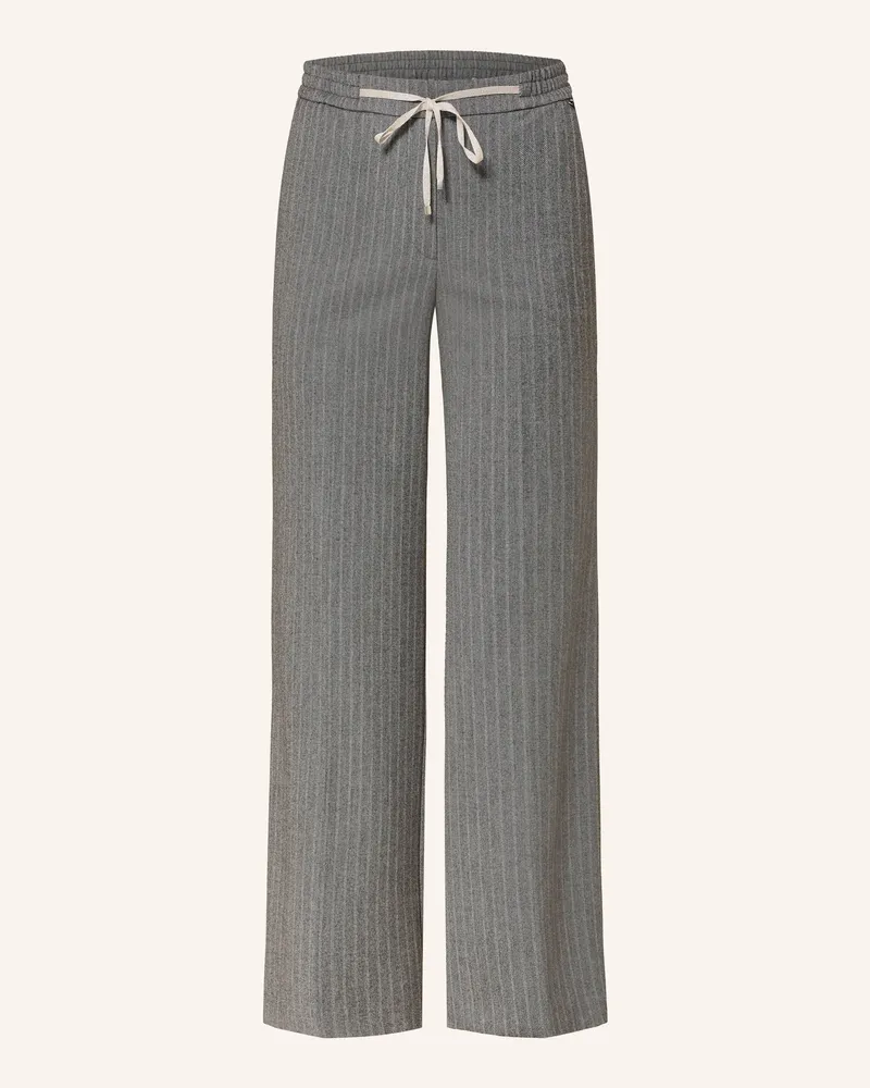 Marc Cain Marlenehose Washington Mit Glitzergarn grau 842