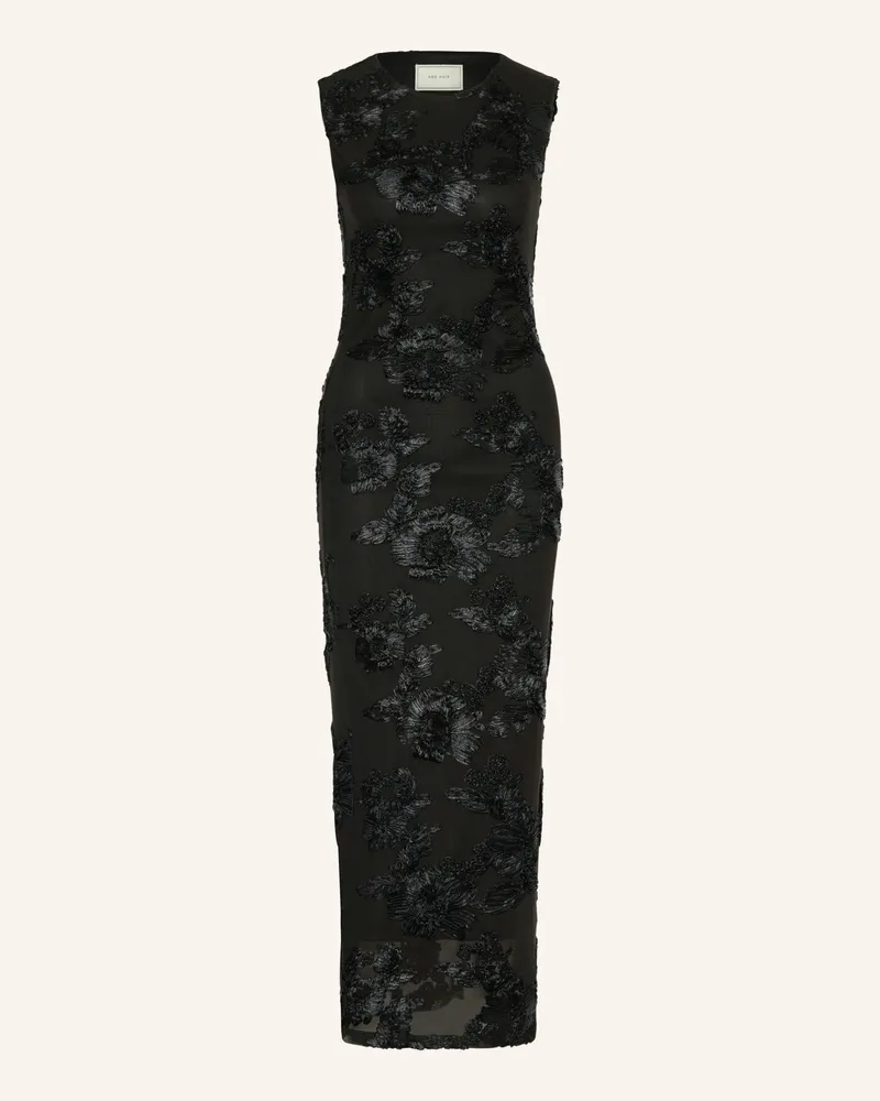 Neo Noir Mesh-Kleid Tiranna schwarz Schwarz