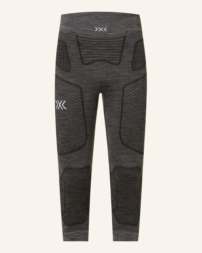 X-Bionic Funktionswäsche-Hose SYMBIO MERINO mit verkürzter Beinlänge Dunkelgrau