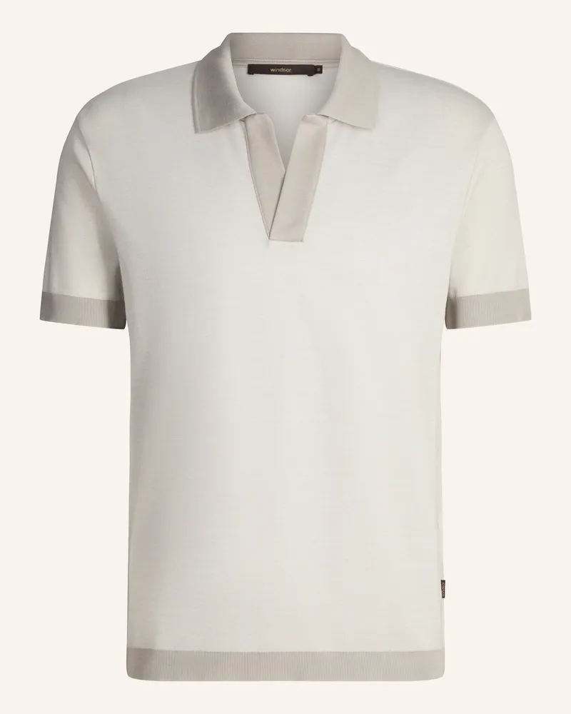 windsor. Poloshirt grau Grau