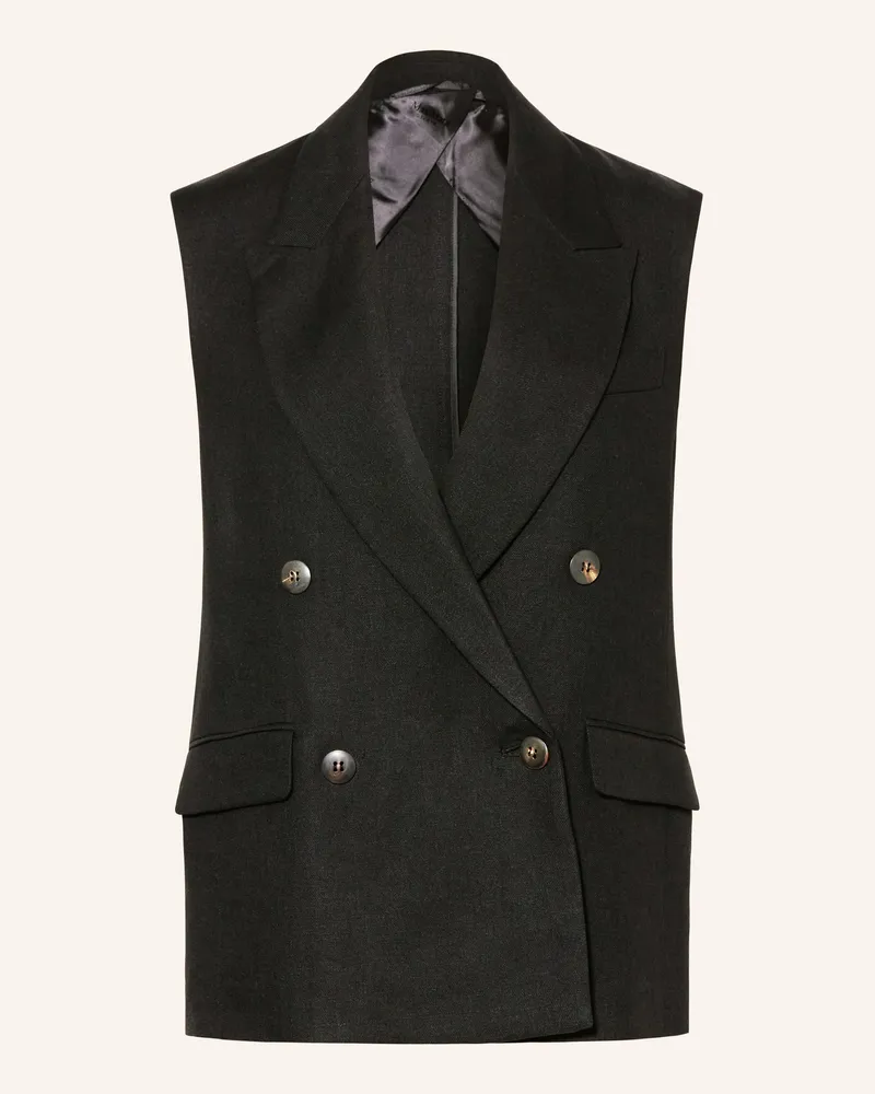 Max Mara Blazerweste Aia schwarz Schwarz