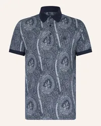 Etro Jersey-Poloshirt Regular Fit Blau