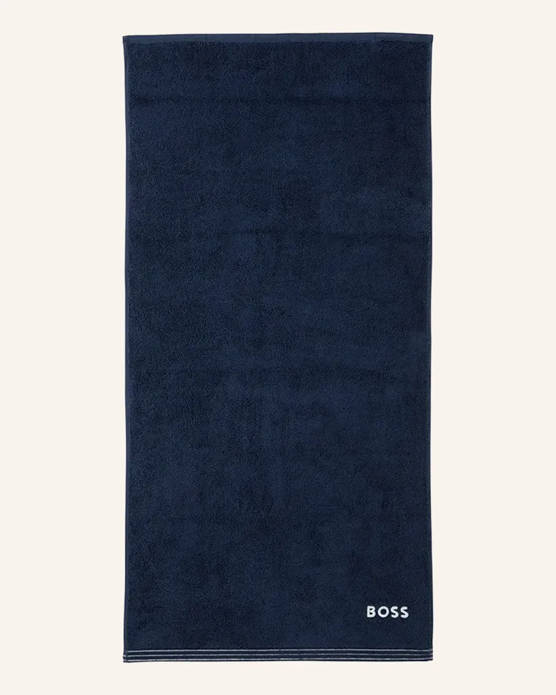 HUGO BOSS Handtuch Edge blau Dunkelblau