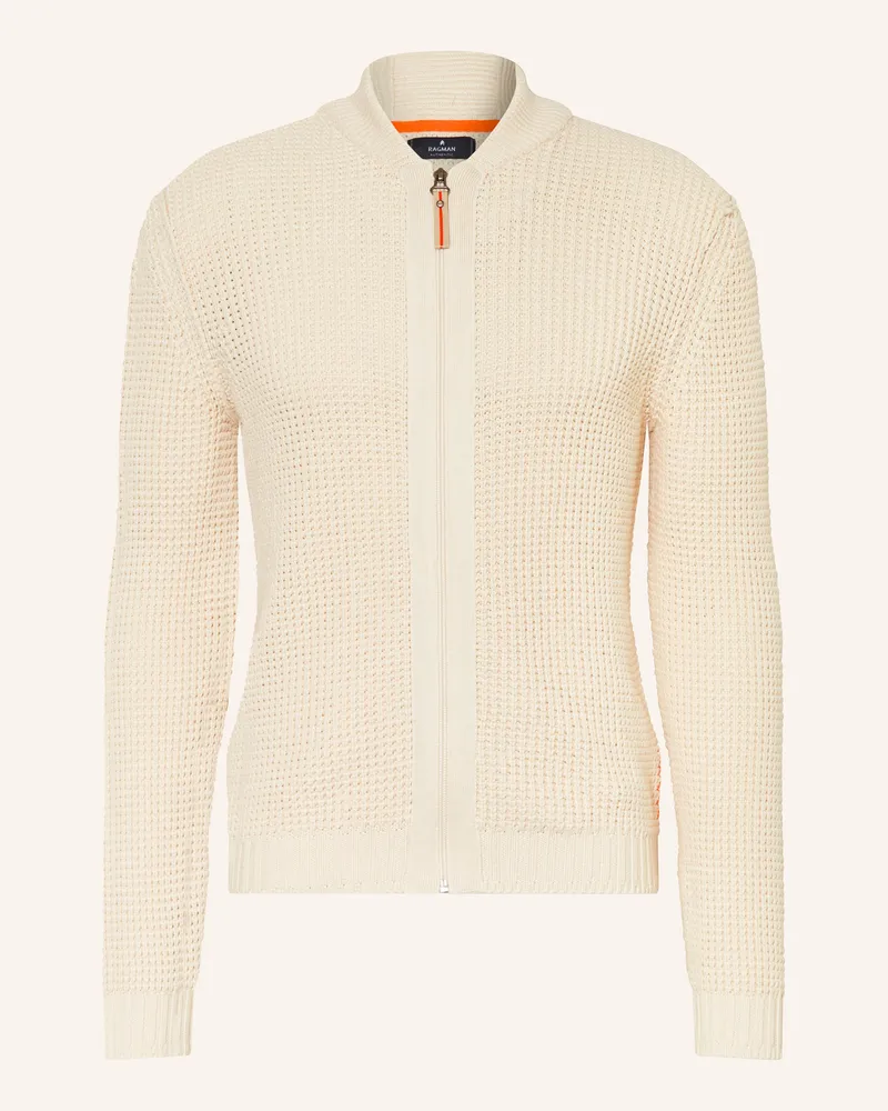 Ragman Strickjacke Creme