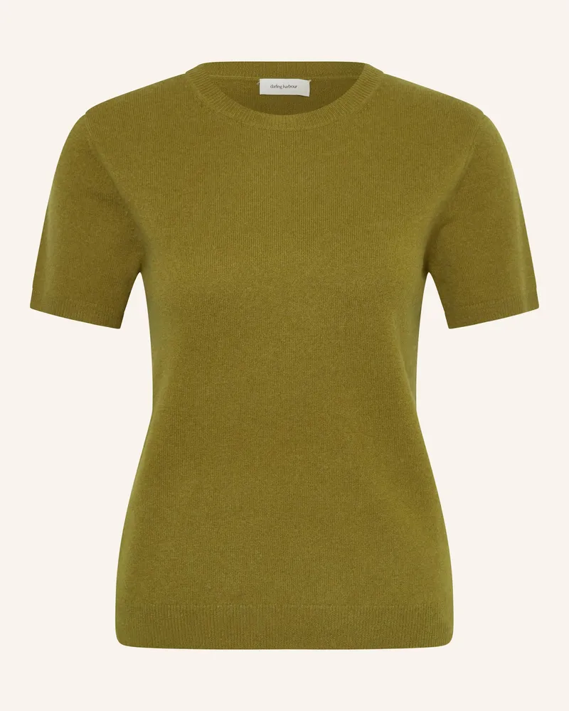 Darling Harbour Strickshirt aus Cashmere Lodengrün