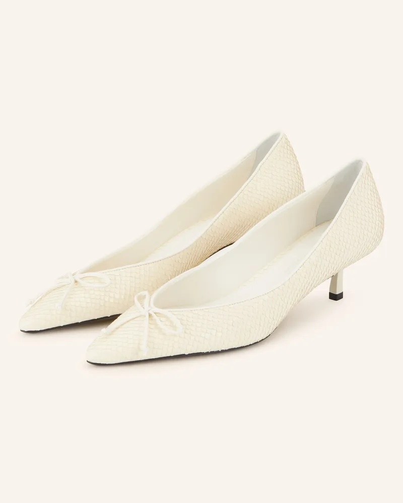 Jacquemus Pumps Les Escarpins Tourni weiss Ecru