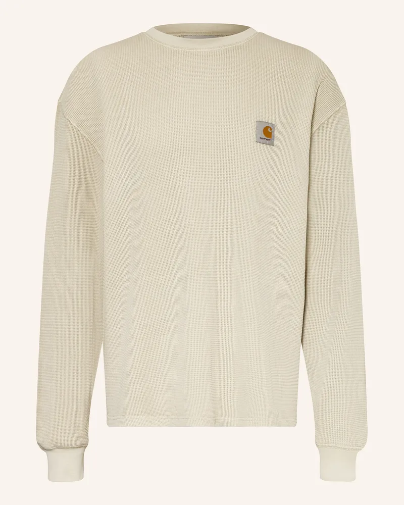Carhartt WIP Longsleeve Vista weiss Creme