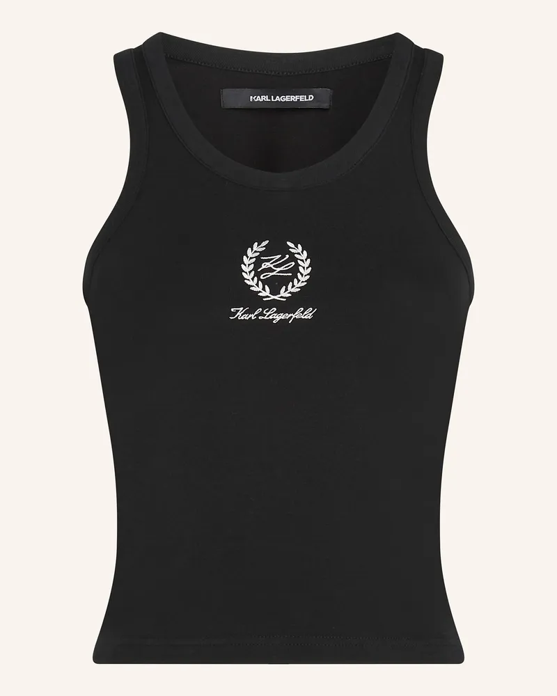 Karl Lagerfeld Top Schwarz
