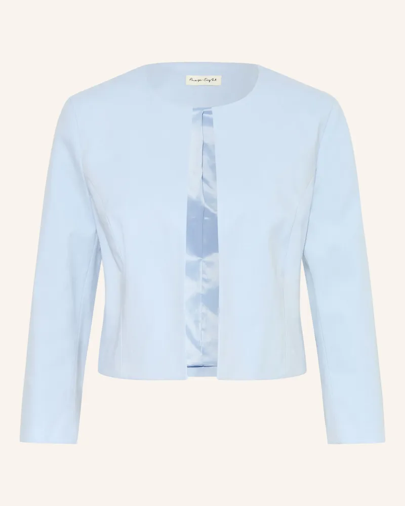 Phase Eight Kastenjacke Elizabeth Mit 3/4-Arm blau Hellblau