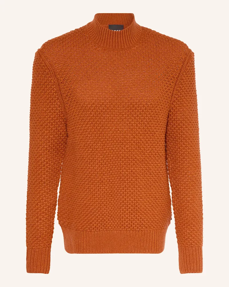 HUGO BOSS Pullover Heletto orange Dunkelorange