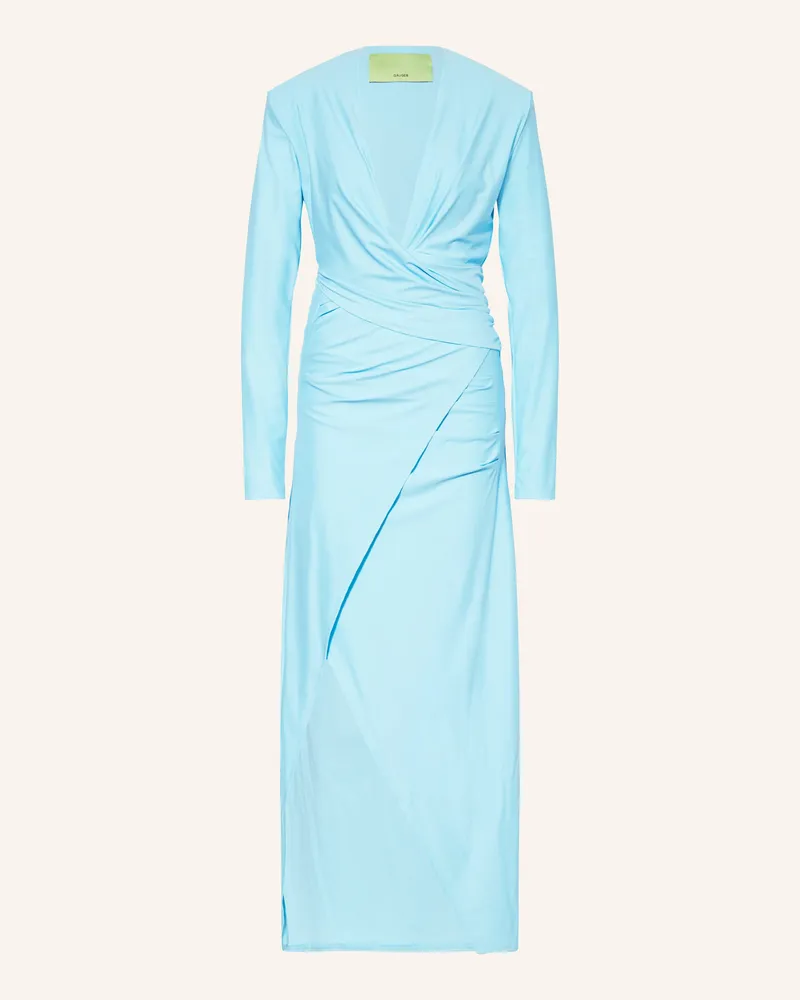 GAUGE81 Kleid in Wickeloptik CARMEN Türkis