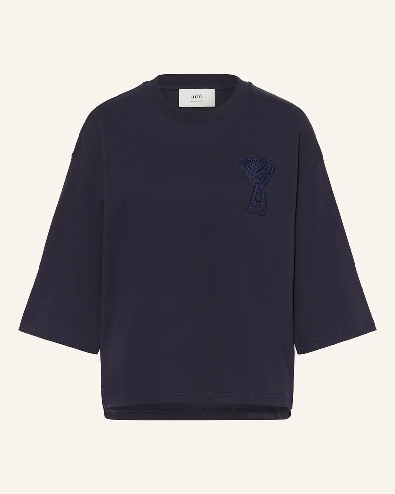 AMI Paris Oversized-Shirt Dunkelblau
