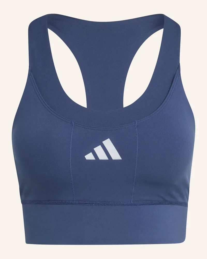 adidas ADI365 RUNNING POCKET MEDIUM SUPPORT BH Blau