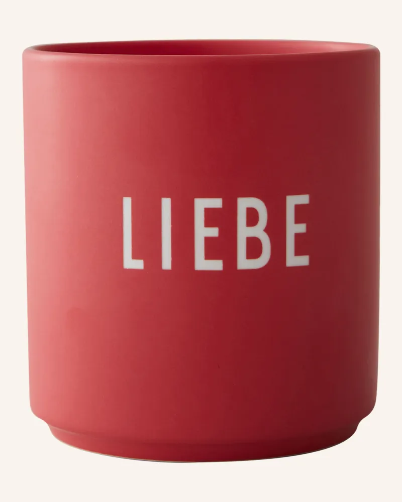 DESIGN LETTERS Becher rosa Rot