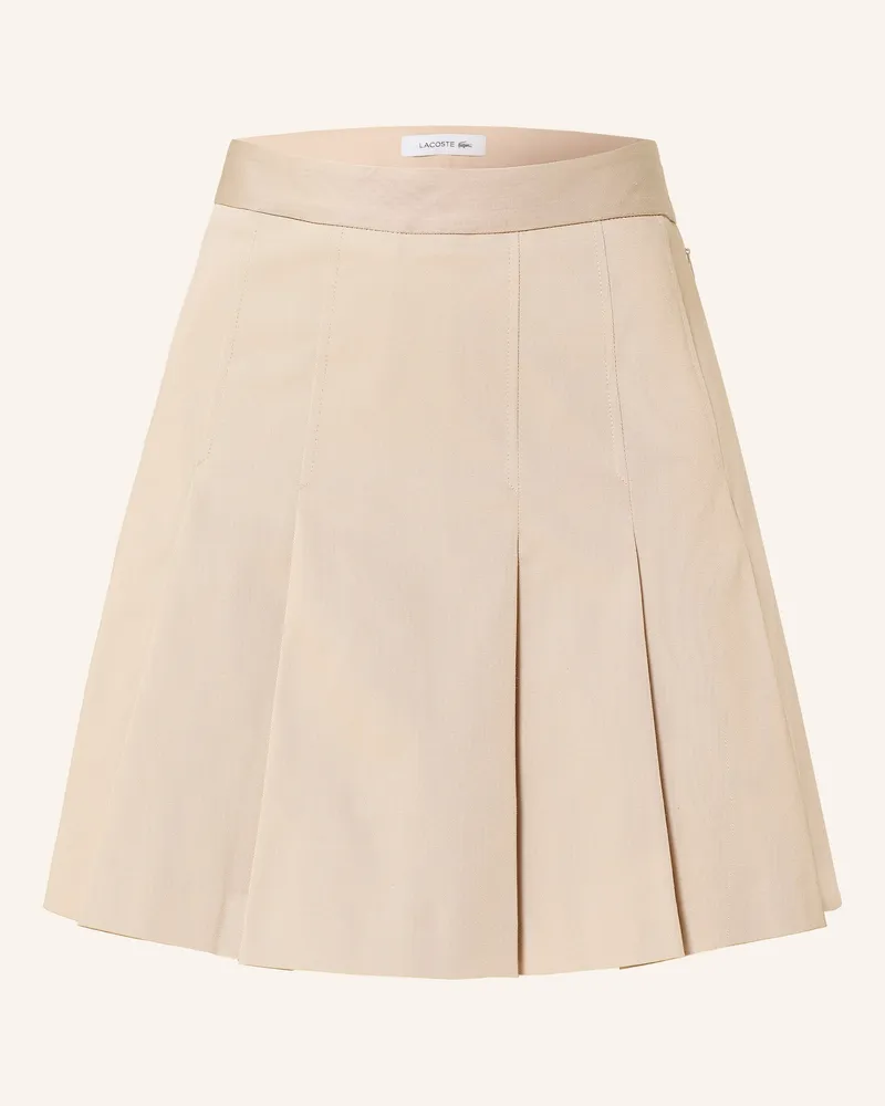 Lacoste Faltenrock beige Beige